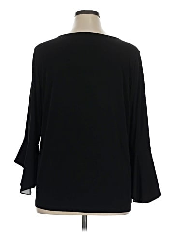 Susan Graver 3/4 Sleeve Blouse (view 2)