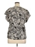 Express Gray Short Sleeve Blouse Size XL - photo 2