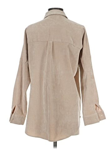Zara 3/4 Sleeve Button-Down Shirt (view 2)