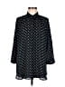 CAbi 100% Polyester Polka Dots Green Black 3/4 Sleeve Blouse Size M - photo 1