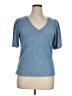 1.State Tweed Blue Pullover Sweater Size XL - photo 1