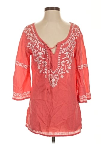Peppermint Bay 3/4 Sleeve Blouse (view 1)