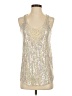 Cherish Silver Sleeveless Top Size S - photo 1