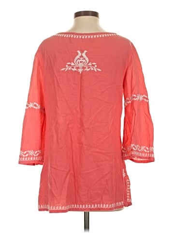 Peppermint Bay 3/4 Sleeve Blouse (view 2)