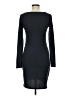 Leith Solid Black Casual Dress Size M - photo 2
