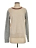 Fate Color Block Tan Pullover Sweater Size S - photo 1