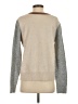 Fate Color Block Tan Pullover Sweater Size S - photo 2