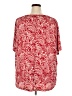 Croft & Barrow Paisley Red Short Sleeve Top Size 2X - photo 2