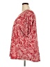 Croft & Barrow Paisley Red Short Sleeve Top Size 2X - photo 5