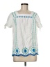 Talbots White Short Sleeve Blouse Size M - photo 1