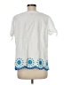 Talbots White Short Sleeve Blouse Size M - photo 2