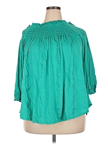Lauren by Ralph Lauren 3/4 Sleeve Blouse (view 1)
