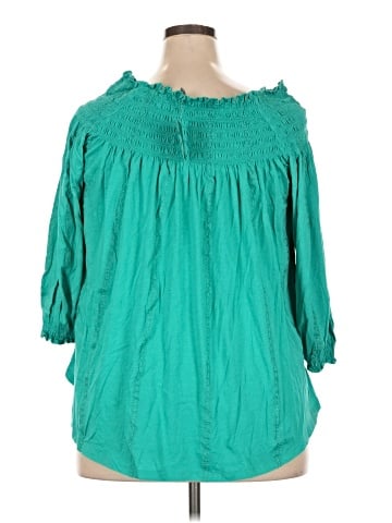 Lauren by Ralph Lauren 3/4 Sleeve Blouse (view 2)