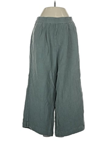 Madewell The Untailored Wide-Leg Crop Pant in Lightspun (view 1)