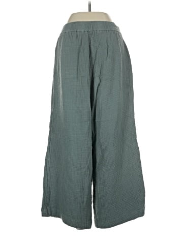 Madewell The Untailored Wide-Leg Crop Pant in Lightspun (view 2)