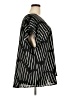 Apt. 9 100% Polyester Stripes Black Short Sleeve Blouse Size 3X - photo 4