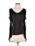 Capote 100% Polyester Black Sleeveless Blouse Size L - photo 1