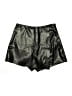 showpo 100% Polyester Metallic Black Skort Size 6 - photo 1