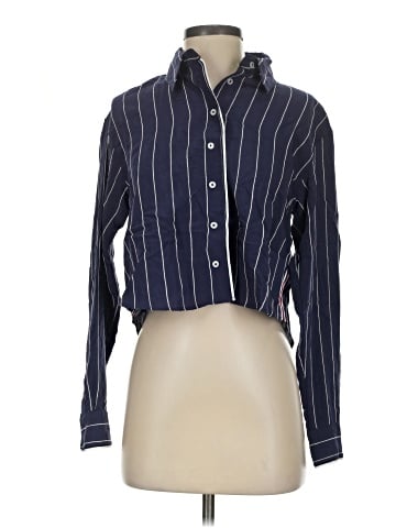 Maeve Long Sleeve Button-Down Shirt (view 1)