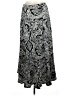 Talbots Paisley Silver Formal Skirt Size M - photo 2