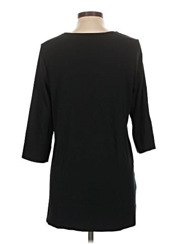 Isaac Mizrahi LIVE! 3/4 Sleeve T-Shirt (view 2)