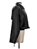Max Studio 100% Polyurethane Solid Black Jacket Size S - photo 4