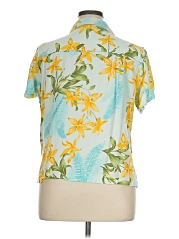 Caribbean Joe Short Sleeve Blouse (view 2)