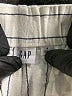 Gap Stripes Ivory Linen Pants Size 8 - photo 7