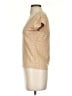 Guess Metallic Tan Short Sleeve T-Shirt Size S - photo 5