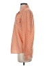 Timing 100% Polyester Polka Dots Orange Long Sleeve Blouse Size S - photo 5