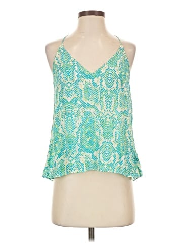 Bebe Sleeveless Silk Top (view 1)