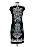 En Focus Studio Graphic Black Cocktail Dress Size 4 - photo 2