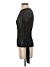 Zara Metallic Black Pullover Sweater Size S - photo 5