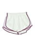Nike 100% Polyester Color Block White Athletic Shorts Size M - photo 1