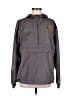 Champion 100% Polyester Gray Windbreaker Size M - photo 1