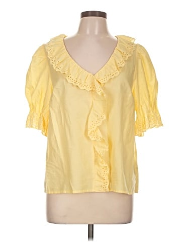 J.Crew Factory Store Short Sleeve Blouse (view 1)
