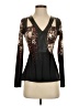 Venus Black Long Sleeve Blouse Size XS - photo 1