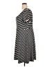 Torrid Stripes Black Casual Dress Size 3X Plus (3) - photo 5