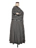 Torrid Stripes Black Casual Dress Size 3X Plus (3) - photo 4