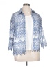 Alfred Dunner Print Blue Blazer Size M - photo 1