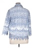 Alfred Dunner Print Blue Blazer Size M - photo 2