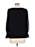 Talbots Black Long Sleeve Blouse Size Lg Petite - photo 2