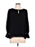 Talbots Black Long Sleeve Blouse Size Lg Petite - photo 1
