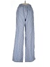 Subdued Stripes Blue Casual Pants Size L - photo 1