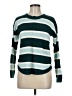 SO 100% Acrylic Stripes Teal Pullover Sweater Size M - photo 1