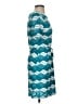 En Focus Studio Argyle Teal Casual Dress Size 4 - photo 4