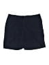 Talbots 100% Cotton Solid Blue Cargo Shorts Size 12 Petite - photo 1