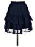 Aqua 100% Polyester Solid Blue Casual Skirt Size XS - photo 1