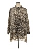Spense 100% Polyester Animal Print Gold 3/4 Sleeve Blouse Size 2X - photo 1