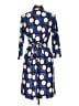 J. McLaughlin Print Blue Casual Dress Size L - photo 2